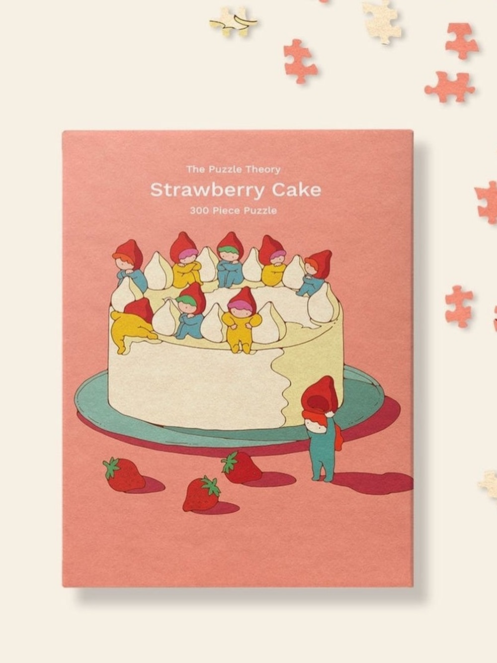 The Puzzle Theory Strawberry Cake 300 Piece Jigsaw Puzzle